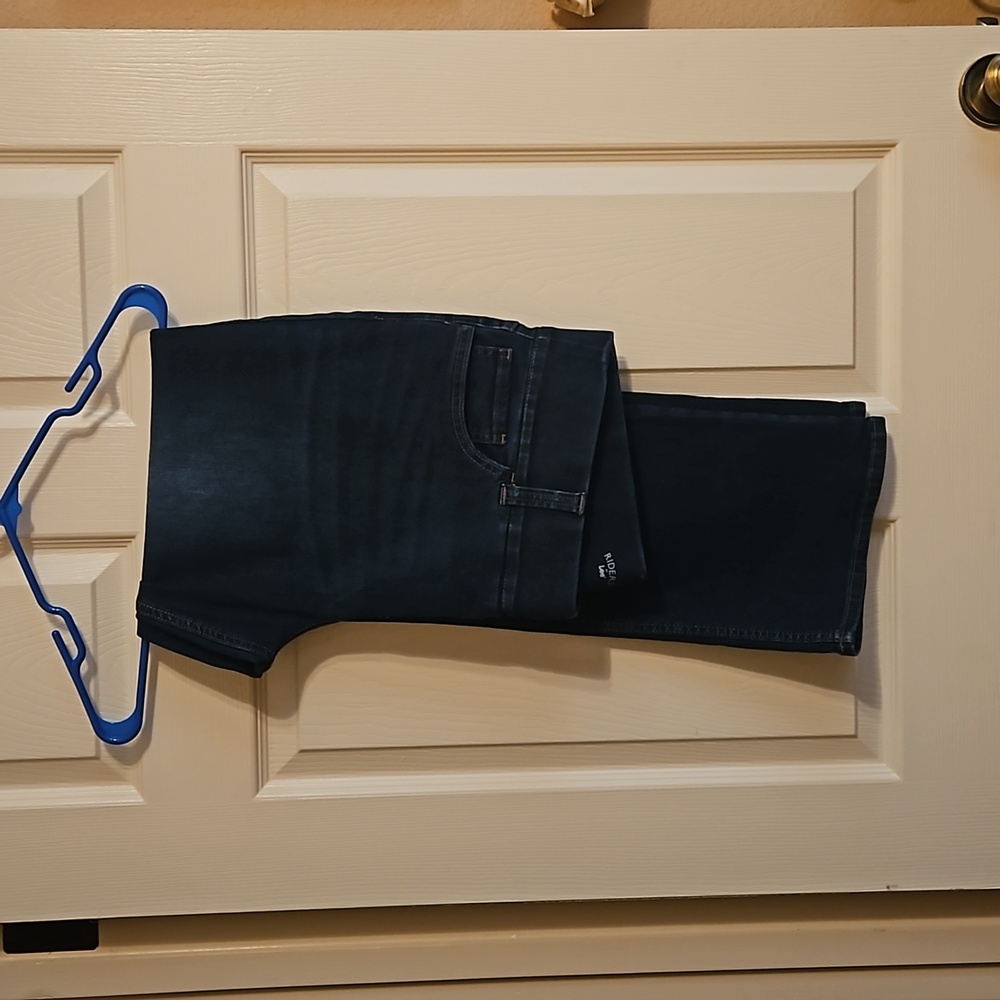 Riders by Lee Indigo Pull on jeans boot cut size 18